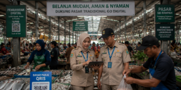 Optimalisasi fungsi Pasar Tradisional Sergai melalui penyediaan sistem pembayaran retribusi kios elektronik guna meningkatkan efisiensi tata kelola transaksi komoditas lokal di lingkungan pemerintah wilayah pimpinan.