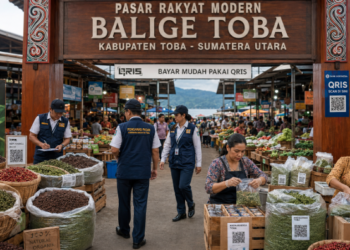Optimalisasi fungsi Pasar Tradisional Toba melalui penyediaan sistem pembayaran retribusi kios elektronik guna meningkatkan efisiensi tata kelola transaksi komoditas lokal di lingkungan pemerintah wilayah pimpinan.