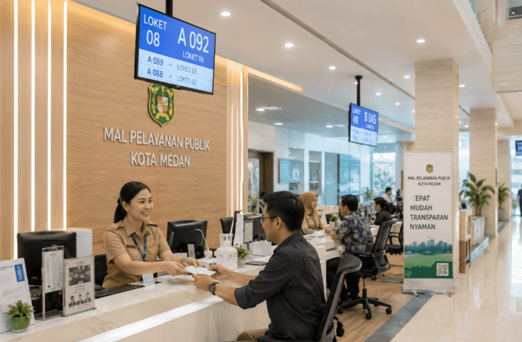 Peningkatan kualitas Pelayanan Publik Medan 2026 melalui penyediaan fasilitas mal pelayanan publik guna mempermudah akses administrasi bagi seluruh warga pimpinan.