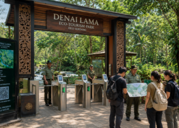 Optimalisasi fungsi Pelesir Hijau Deli Serdang melalui penyediaan sistem pembayaran retribusi masuk elektronik guna meningkatkan efisiensi tata kelola kunjungan wisatawan alam di kawasan ruang terbuka hijau perkotaan pimpinan.