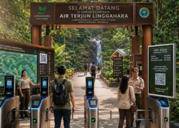 Optimalisasi fungsi Pelesir Hijau Labuhanbatu melalui penyediaan sistem pembayaran retribusi masuk elektronik guna meningkatkan efisiensi tata kelola kunjungan wisatawan alam di kawasan ruang terbuka hijau perkotaan pimpinan.