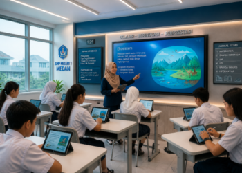 Pengembangan ekosistem Pendidikan Medan 2026 melalui integrasi teknologi dalam ruang kelas guna meningkatkan kompetensi siswa di era digital pimpinan.