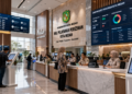 Dashboard interaktif Perizinan Usaha Medan yang menampilkan sistem verifikasi dokumen real-time untuk mendukung percepatan legalitas bisnis warga kota Medan.