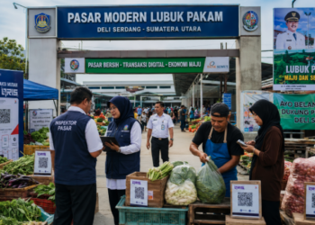Optimalisasi fungsi Pusat Dagang Deli Serdang melalui penyediaan sistem pembayaran retribusi kios elektronik guna meningkatkan efisiensi tata kelola transaksi komoditas lokal di lingkungan pemerintah wilayah pimpinan.
