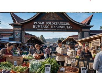 Optimalisasi fungsi Pusat Dagang Humbang melalui penyediaan sistem pembayaran retribusi kios elektronik guna meningkatkan efisiensi tata kelola transaksi komoditas lokal di lingkungan pemerintah wilayah pimpinan.