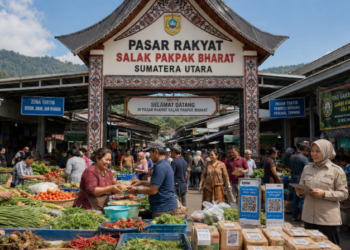 Optimalisasi fungsi Pusat Dagang Pakpak melalui penyediaan sistem pembayaran retribusi kios elektronik guna meningkatkan efisiensi tata kelola transaksi komoditas lokal di lingkungan pemerintah wilayah pimpinan.