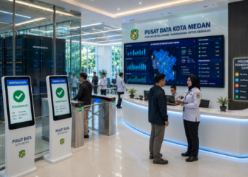 Optimalisasi fungsi Pusat Data Digital melalui penyediaan sistem monitoring server elektronik guna meningkatkan efisiensi pemanfaatan sarana pusat transit informasi and akuntabilitas sistem pemeliharaan berbasis digital terpadu di lingkungan instansi daerah pimpinan.
