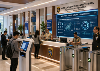 Optimalisasi fungsi Pusat Layanan Keamanan melalui penyediaan sistem monitoring layanan elektronik guna meningkatkan efisiensi pemanfaatan sarana pusat tanggap darurat and akuntabilitas sistem pemeliharaan berbasis digital terpadu di lingkungan instansi daerah pimpinan.