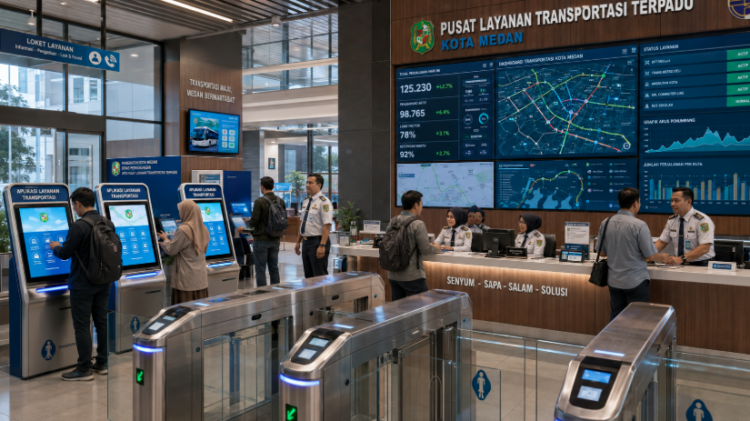 Optimalisasi fungsi Pusat Layanan Transportasi melalui penyediaan sistem monitoring layanan elektronik guna meningkatkan efisiensi pemanfaatan sarana pusat transit transportasi and akuntabilitas sistem pemeliharaan berbasis digital terpadu di lingkungan instansi daerah pimpinan.