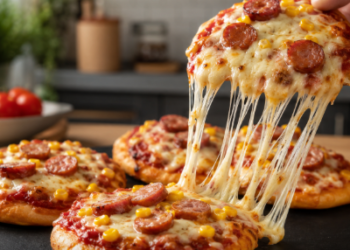 Resep Mini Pizza Simple, Cara Membuat Pizza, Pizza Mini Teflon, Camilan Pemula, Ide Jualan 2026, Pizza Empuk Lumer, Resep Masakan Praktis, Kuliner Medan 2026, Tips Baking, Pizza Tanpa Oven, Infaktual.