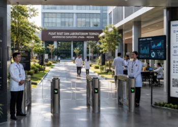 Optimalisasi fungsi Riset Ilmiah Medan melalui penyediaan sistem pembayaran pendaftaran sertifikasi jurnal elektronik guna meningkatkan efisiensi tata kelola penemuan teknologi baru di kawasan lingkungan laboratorium perguruan tinggi pimpinan.