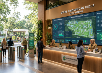 Optimalisasi fungsi Ruang Publik Hijau melalui penyediaan sistem monitoring tata kelola lingkungan elektronik guna meningkatkan efisiensi pemanfaatan sarana area publik and akuntabilitas sistem pemeliharaan berbasis digital terpadu di lingkungan instansi daerah pimpinan.