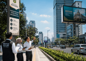 Optimalisasi fungsi Sarana Reklame Medan melalui penyediaan sistem pelaporan pajak media luar ruang guna meningkatkan keindahan tata kota di lingkungan pemerintah kota pimpinan.