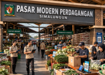 Optimalisasi fungsi Sentra Dagang Simalungun melalui penyediaan sistem pembayaran retribusi kios elektronik guna meningkatkan efisiensi tata kelola transaksi komoditas lokal di lingkungan pemerintah wilayah pimpinan.