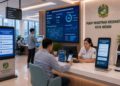 Dashboard interaktif Sistem Informasi Kesehatan Medan yang menampilkan data fasilitas kesehatan real-time untuk mendukung efisiensi akses layanan medis bagi warga kota Medan.
