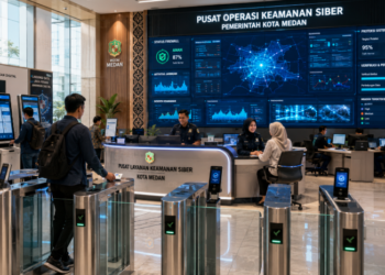 Optimalisasi fungsi Sistem Keamanan Digital melalui penyediaan sistem monitoring lalu lintas data elektronik guna meningkatkan efisiensi pemanfaatan sarana pusat transit keamanan and akuntabilitas sistem pemeliharaan berbasis digital terpadu di lingkungan instansi daerah pimpinan.