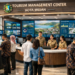Dashboard interaktif Sistem Pariwisata Unggulan Medan yang menampilkan sistem pemantauan data wisata real-time untuk mendukung efisiensi destinasi kota Medan.