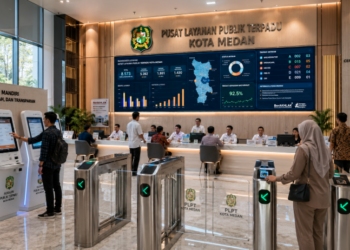 Optimalisasi fungsi Sistem Pelayanan Terpadu melalui penyediaan sistem monitoring layanan elektronik guna meningkatkan efisiensi pemanfaatan sarana pusat dokumen masyarakat and akuntabilitas sistem pemeliharaan berbasis digital terpadu di lingkungan instansi daerah pimpinan.