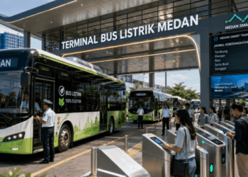 Optimalisasi fungsi Sistem Perhubungan Medan melalui penyediaan armada bus listrik ramah lingkungan guna meningkatkan efisiensi mobilitas di lingkungan pemerintah kota pimpinan.