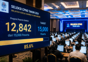 Pencapaian skor maksimal sesuai dengan ketentuan Standar Nilai Medan guna memastikan kelulusan peserta pada tahap seleksi kompetensi dasar pimpinan.