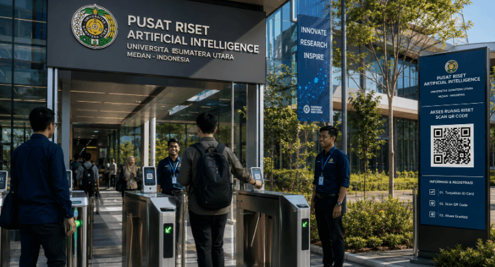 Optimalisasi fungsi Suasana Pusat AI Medan melalui penyediaan sistem pembayaran pendaftaran e-registrasi maba elektronik guna meningkatkan efisiensi tata kelola penyediaan sarana unit layanan riset kecerdasan buatan mahasiswa di kawasan lingkungan perguruan tinggi pimpinan.