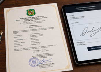 Penerapan standar Tata Naskah Medan dalam setiap dokumen kedinasan guna menciptakan tertib administrasi dan keseragaman format surat menyurat pimpinan.