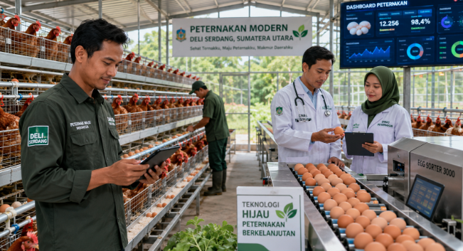 Optimalisasi fungsi Ternak Deli Serdang melalui penyediaan sistem sertifikasi pakan organik digital guna meningkatkan kualitas produksi telur di lingkungan pemerintah wilayah pimpinan.
