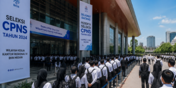 Penentuan Titik Lokasi Medan yang strategis guna memberikan kemudahan akses bagi seluruh peserta seleksi dalam mengikuti ujian kompetensi dasar pimpinan.