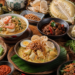 Suasana ramai pengunjung di salah satu pusat destinasi kuliner Medan