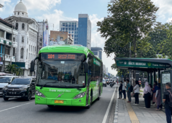 Layanan bus Trans Metro Deli sebagai salah satu moda transportasi umum Medan