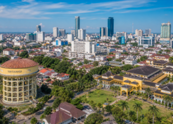 Pemandangan kota sebagai pusat utama dalam panduan wisata Medan terbaru 2026