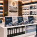 Jajaran tempat buku panduan alat kerja ASN Pemkot Medan Produktif bahan premium untuk usaha pembuatan rencana clearance logistik pegawai dan alat pusat instrumen clearance logistik Medan heavy duty minimalis berbagai folder lembar jaminan yang tersusun sangat rapi di dalam etalase toko perlengkapan kantor