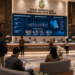 Dashboard interaktif Aplikasi Canggih Izin Kebudayaan yang menampilkan sistem pemantauan data seni real-time untuk mendukung efisiensi kebudayaan kota Medan