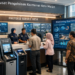 Dashboard interaktif Aplikasi Modern Izin Aman yang menampilkan sistem pemantauan data waspada real-time untuk mendukung efisiensi keamanan kota Medan