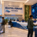 Dashboard interaktif Aplikasi Modern Izin Kelautan yang menampilkan sistem pemantauan data bahari real-time untuk mendukung efisiensi kelautan kota Medan