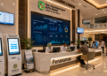 Dashboard interaktif Aplikasi Pintar Izin Modal yang menampilkan sistem pemantauan data usaha real-time untuk mendukung efisiensi investasi kota Medan