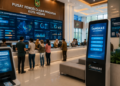 Dashboard interaktif Aplikasi Tangkas Izin Domisili yang menampilkan sistem pemantauan data identitas real-time untuk mendukung efisiensi kependudukan kota Medan