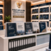 Jajaran tempat buku panduan aset finansial ASN Pemkot Medan Aman bahan premium untuk usaha pembuatan rencana clearance dana investasi pegawai dan alat pusat instrumen clearance dana Medan heavy duty minimalis berbagai folder lembar jaminan yang tersusun sangat rapi di dalam etalase toko perlengkapan kantor