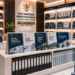 Jajaran tempat buku panduan aset kesehatan ASN Pemkot Medan Sehat bahan premium untuk usaha pembuatan rencana clearance medis pegawai dan alat pusat instrumen clearance medis Medan heavy duty minimalis berbagai folder lembar jaminan yang tersusun sangat rapi di dalam etalase toko perlengkapan kantor
