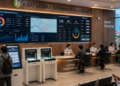 Dashboard interaktif Dashboard Canggih Izin Perhubungan yang menampilkan sistem pemantauan data transportasi real-time untuk mendukung efisiensi perhubungan kota Medan