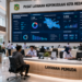 Dashboard interaktif Dashboard Pintar Izin Kepemudaan yang menampilkan sistem pemantauan data organisasi real-time untuk mendukung efisiensi kepemudaan kota Medan