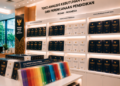 Jajaran tempat buku panduan diklat pegawai ASN Pemkot Medan Terpadu bahan premium untuk usaha pembuatan rencana pelatihan pegawai dan alat pusat instrumen tna Medan heavy duty minimalis berbagai folder lembar kesenjangan yang tersusun sangat rapi di dalam etalase toko perlengkapan kantor