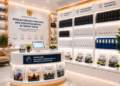 Jajaran tempat buku panduan kesejahteraan psikologis ASN Pemkot Medan Sehat bahan premium untuk usaha pembuatan rencana konseling psikologi pegawai dan alat pusat instrumen kesejahteraan psikis Medan heavy duty minimalis berbagai folder lembar skrining yang tersusun sangat rapi di dalam etalase toko perlengkapan kantor