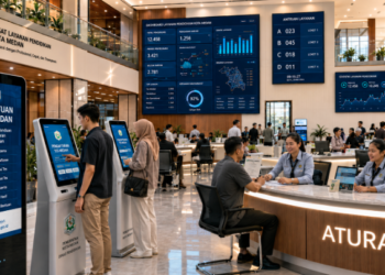 Dashboard interaktif Ketentuan Tes Medan yang menampilkan alur aturan seleksi real-time untuk mendukung efisiensi pendaftaran kota Medan.