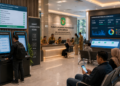 Dashboard interaktif Kriteria Kelulusan Siswa yang menampilkan alur penentuan hasil real-time untuk mendukung efisiensi pendaftaran kota Medan.
