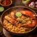 Sajian sepiring mie aceh kepiting yang kaya rempah dan menggugah selera di salah satu pusat kuliner mie di Medan yang sangat populer