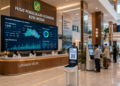 Dashboard interaktif Layanan Digital Izin Kesehatan yang menampilkan sistem pemantauan data medis real-time untuk mendukung efisiensi kesehatan kota Medan