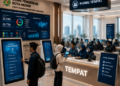 Dashboard interaktif Lokasi Ujian Mandiri yang menampilkan alur penentuan tempat tes real-time untuk mendukung efisiensi pendaftaran kota Medan.