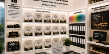 Jajaran tempat buku panduan aset fotografi analog ASN Pemkot Medan Profesional bahan premium untuk usaha pembuatan rencana clearance sinema pegawai dan alat pusat instrumen clearance sinema Medan heavy duty minimalis berbagai folder lembar jaminan yang tersusun sangat rapi di dalam etalase toko perlengkapan kantor untuk mendukung Medan sinema