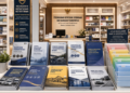 Jajaran tempat buku panduan mobil mandiri ASN Pemkot Medan Laju bahan premium untuk usaha pembuatan rencana clearance armada pegawai dan alat pusat instrumen clearance armada Medan heavy duty minimalis berbagai folder lembar jaminan yang tersusun sangat rapi di dalam etalase toko perlengkapan kantor
